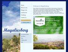 Tablet Screenshot of magaliesberg.co.za